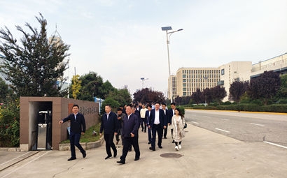 团市委、市贸促会、市青企协一行到bevictor伟德官网集团泾河工业园考察交流